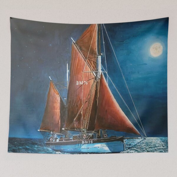 Item preview, BRIXHAM HERITAGE SAILING TRAWLER VIGILANCE  designed and sold by Mackenzie Moulton International Artist .