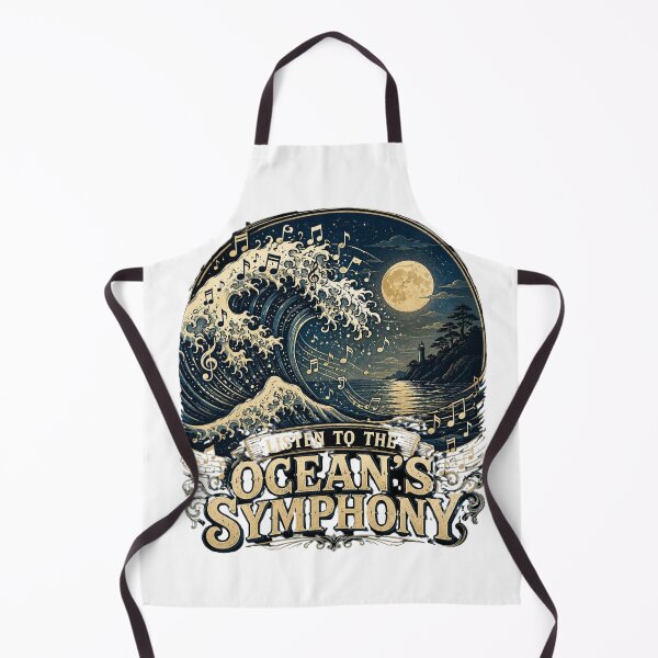 Item preview, Listen to the Ocean's Symphony | Wave Music Art designed and sold by NatureHarmony16.
