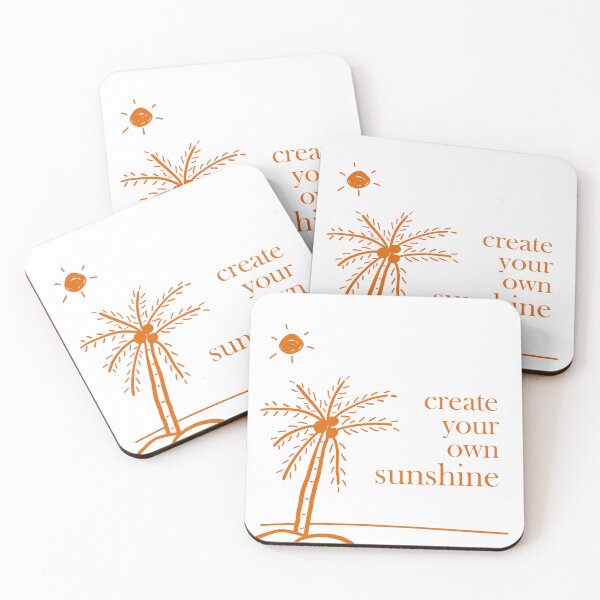 Item preview, Create Your Own Sunshine - Minimalist Boho Palm Tree Line Art designed and sold by Boujart.