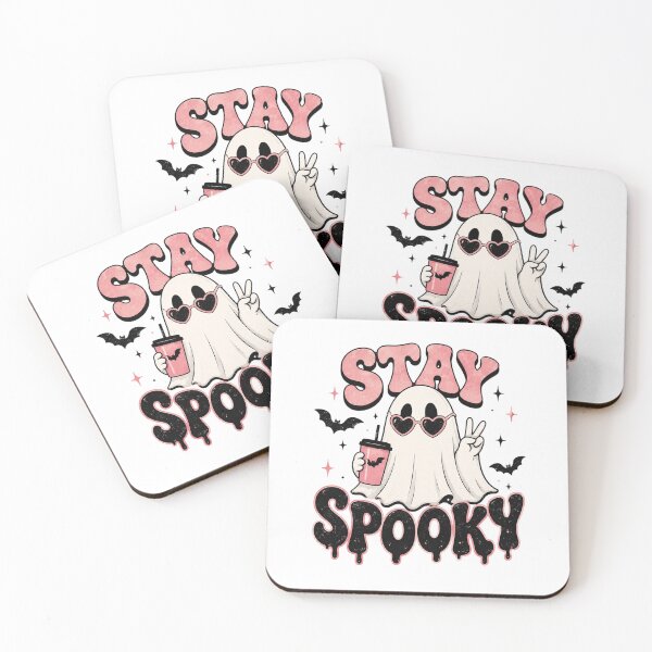 Item preview, Stay spooky with friendly ghost designed and sold by Side Quest Co..
