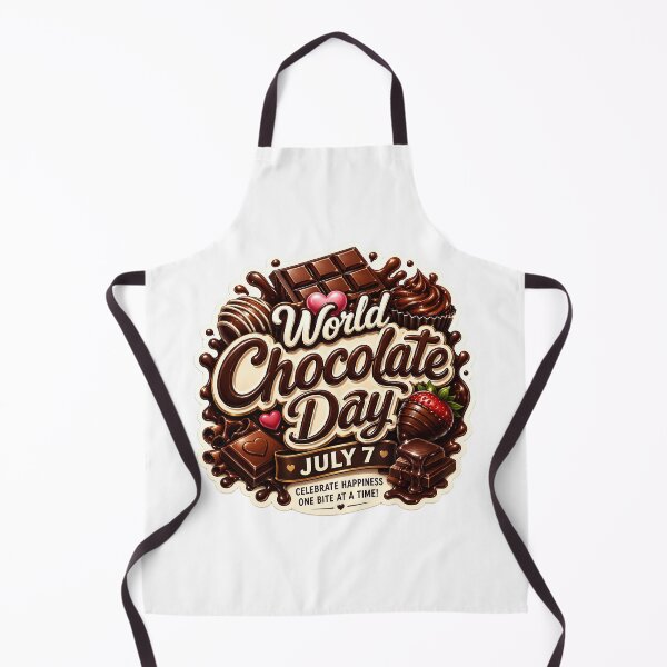 Item preview, World Chocolate Day Celebration Sticker – July 7 designed and sold by Artisan Finds Online.