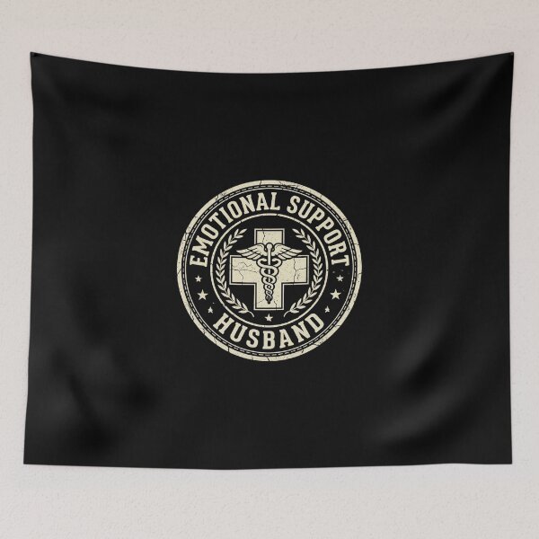Item preview, Emotional Support Husband - Funny Healthcare Husband designed and sold by dudelinart.