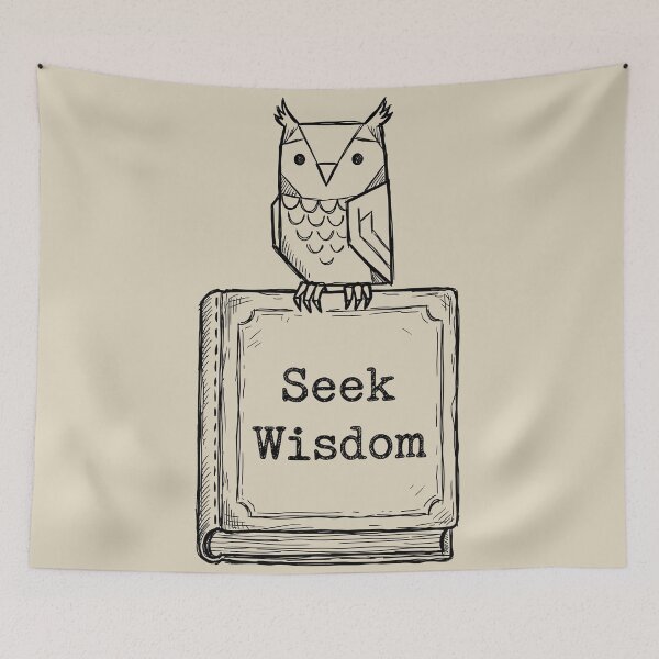 Item preview, Wise Owl - Bookish Aesthetic designed and sold by bapupa.