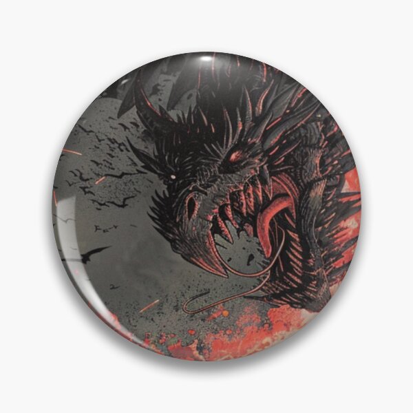 Item preview, Dragon Assault on Gothic Castle Panoramic Dark Fantasy Art designed and sold by VectorForge.