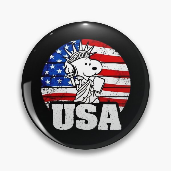 Item preview, Snoopy Statue of Liberty USA Patriotic designed and sold by RustBloomart.