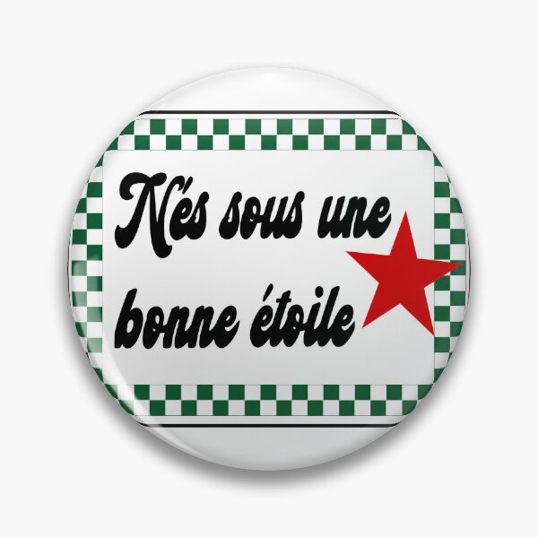 Item preview, N'es Sous Une Bonne Etoile designed and sold by canvasriddle.