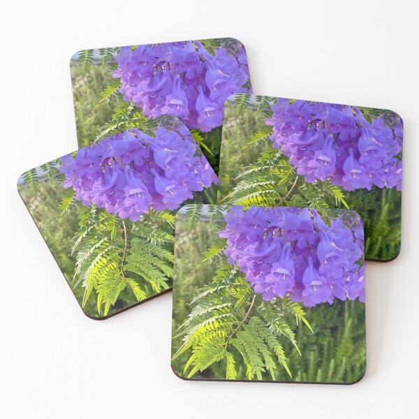 Item preview, Purple Jacaranda Blossoms Hanging From Tree Branch designed and sold by Be Captured by Brittany Emma.