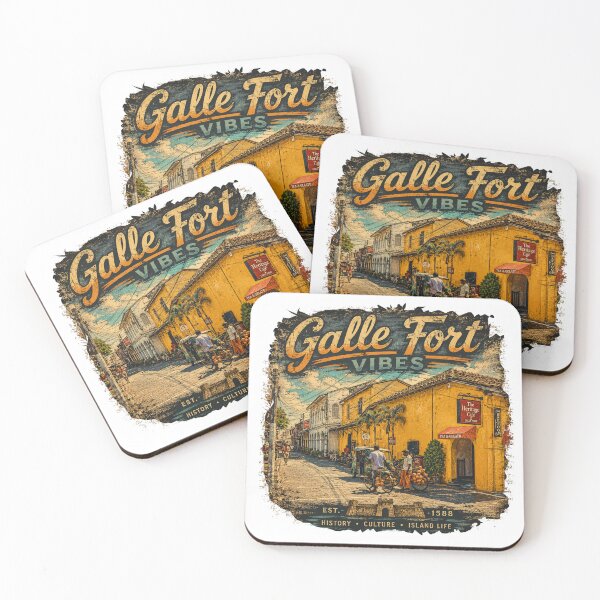 Item preview, Galle Fort Vibes – Vintage Street Life & Colonial Heritage T-Shirt Design designed and sold by GooniSL.