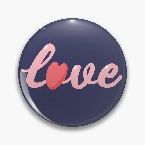 Item preview, Cute Bubble Letter Love with Heart designed and sold by Novalineastudio.