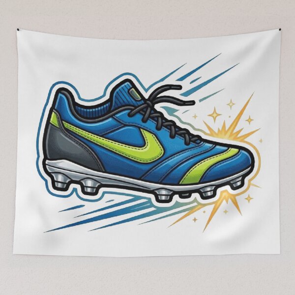 Item preview, Kick It Soccer Cleat Dynamic Sticker designed and sold by ckartes100.