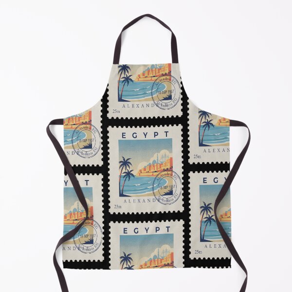 Item preview, Alexandria Egypt Mediterranean Coastal Postage Stamp Sticker designed and sold by stickercuffs.