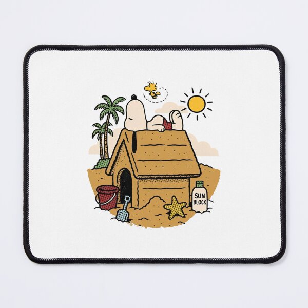 Item preview, Summer Snoopy Sandcastle Beach Vacation designed and sold by RustBloomart.