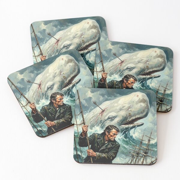 Item preview, The White Whale. – Moby Dick Fine Art Print designed and sold by Art's Diner.