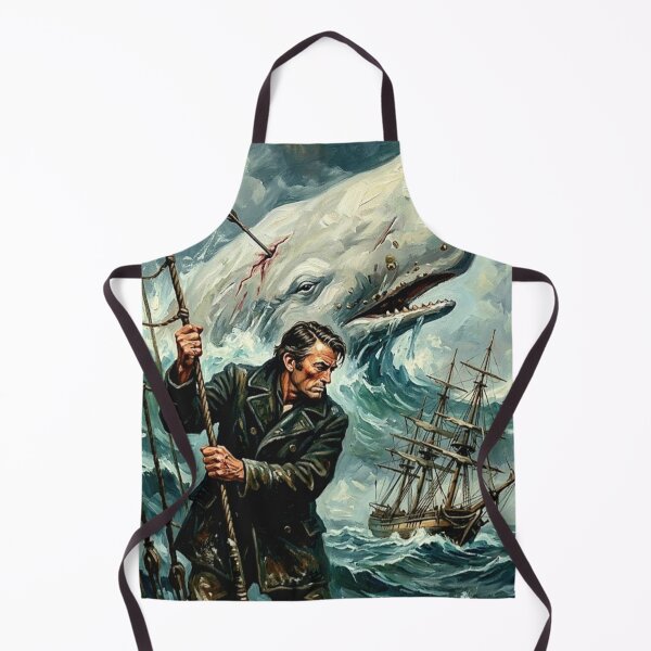 Item preview, The White Whale. – Moby Dick Fine Art Print designed and sold by Art's Diner.