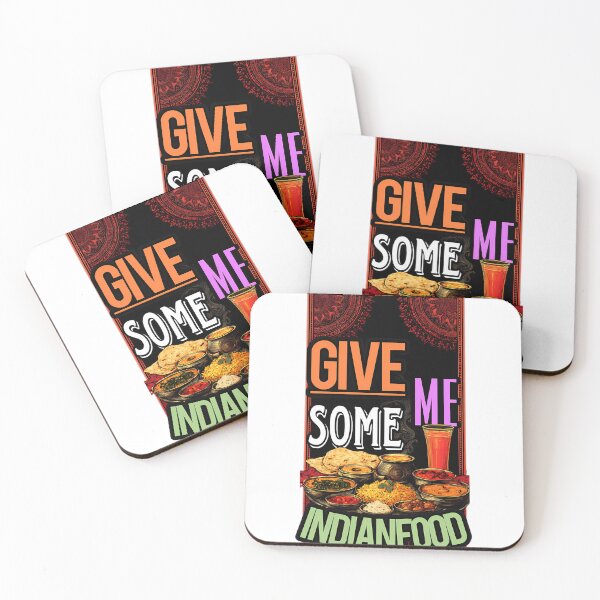 Item preview, Give Me Some Indian Food Vintage Poster designed and sold by REDCLASH2002.