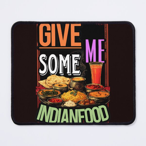 Item preview, Give Me Some Indian Food Vintage Poster designed and sold by REDCLASH2002.
