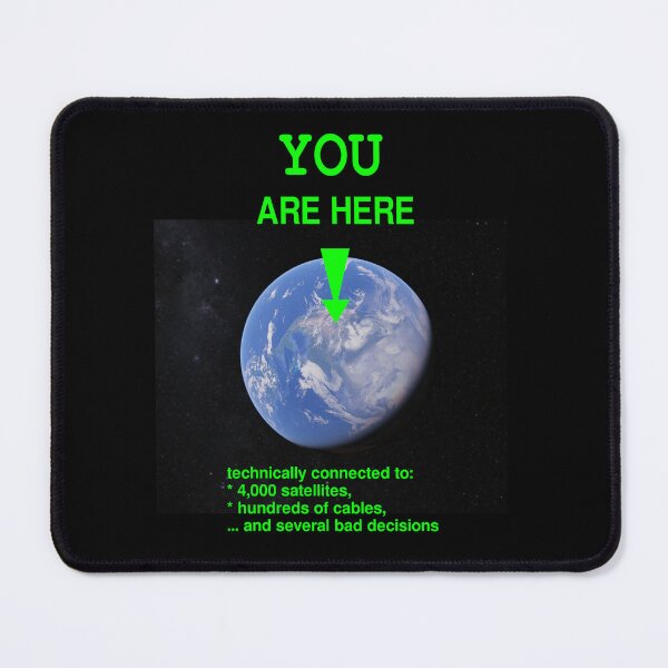 Item preview, You are here - picture of earth designed and sold by LittleGreyMan2026.