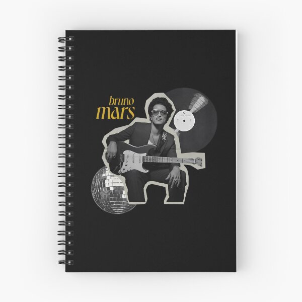Item preview, Bruno Mars Retro Disco Guitar Collage designed and sold by RustBloomart.