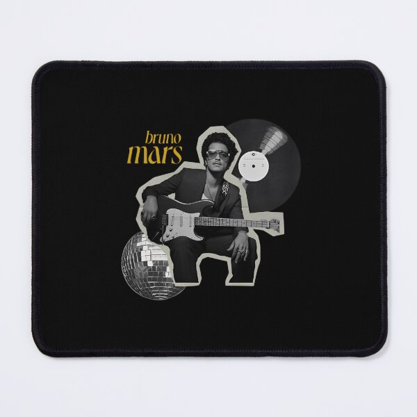 Item preview, Bruno Mars Retro Disco Guitar Collage designed and sold by RustBloomart.