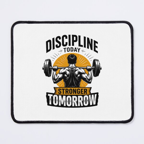 Item preview, Discipline Today Stronger Tomorrow – Gym Motivation Sticker designed and sold by Artimax-Studio.