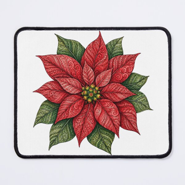 Item preview, Intricate Poinsettia designed and sold by PaintedbyCarol.