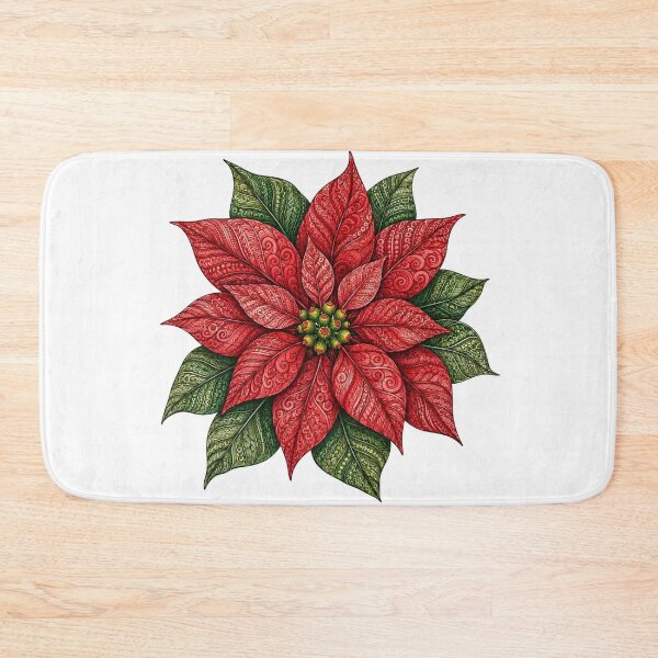 Aperçu de l'œuvre Poinsettia complexe créée et vendue par PaintedbyCarol.
