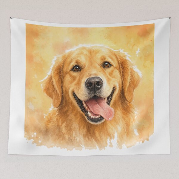 Item preview, Watercolor Golden Retriever Mom Morning Sunshine designed and sold by zoughlal.