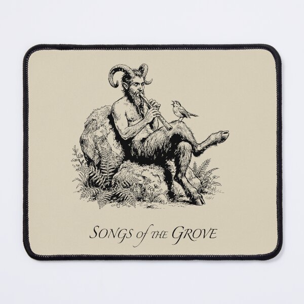 Item preview, Whimsical Flute Lesson - Woodland Satyr designed and sold by bapupa.
