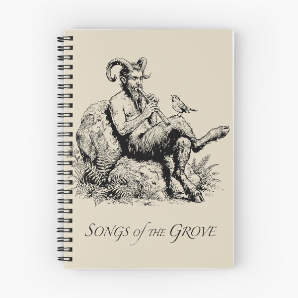 Item preview, Whimsical Flute Lesson - Woodland Satyr designed and sold by bapupa.