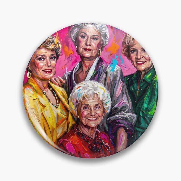 Item preview, Colorful Stay Golden Pop Portrait drawing  designed and sold by ARTROGAN.