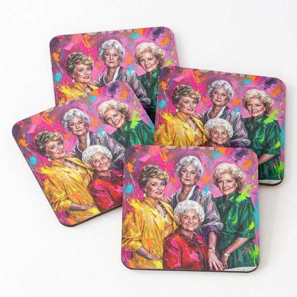 Item preview, Colorful Stay Golden Pop Portrait drawing  designed and sold by ARTROGAN.
