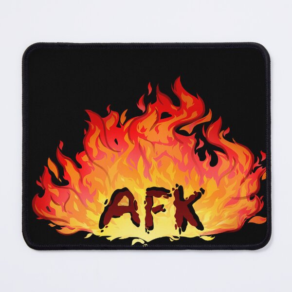 Item preview, Flaming AFK designed and sold by DemonicMnMs.