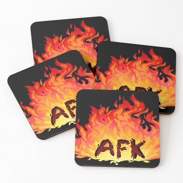 Item preview, Flaming AFK designed and sold by DemonicMnMs.