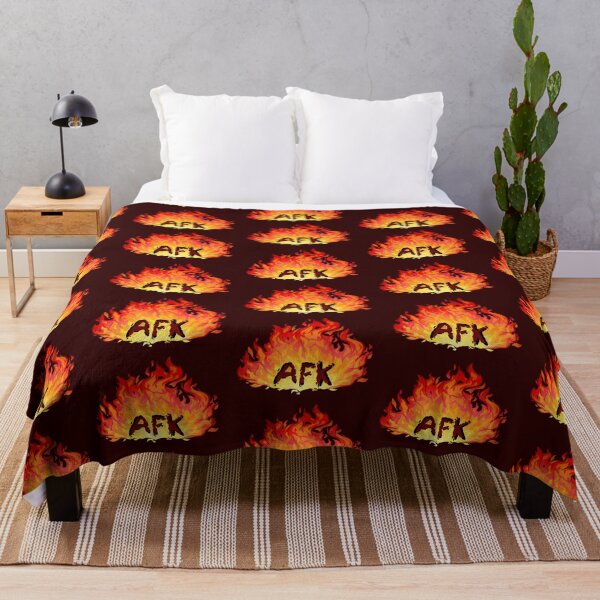 Item preview, Flaming AFK designed and sold by DemonicMnMs.