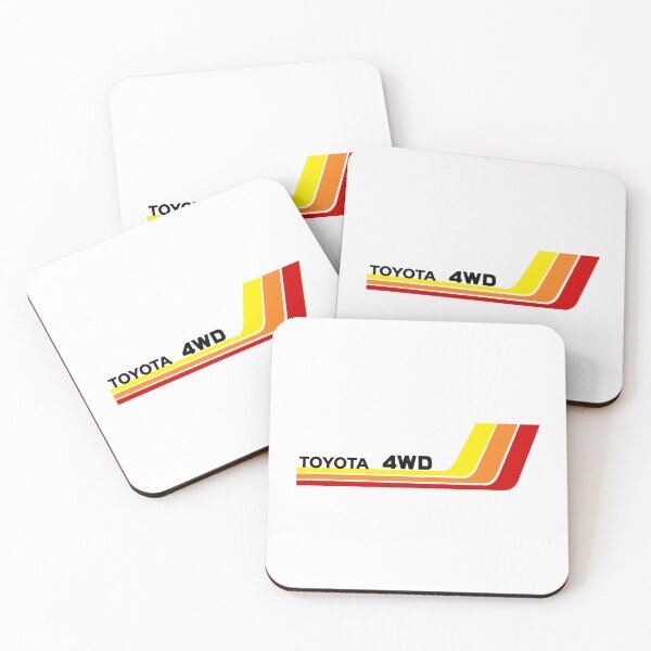 Item preview, Retro Toyota 4WD Tri-Color Vintage Stripe Design designed and sold by vincenttamelas.