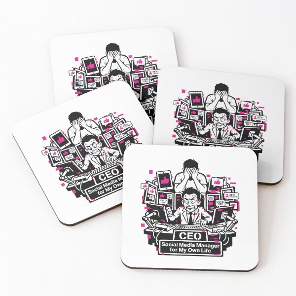 Item preview, Social Media Manager for My Own Life Funny Quote designed and sold by XYZ LAB by Jesuperman.