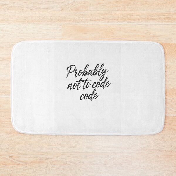 Item preview, Probably Not To Code Funny DIY Handyman Quote T-Shirt designed and sold by Petringo.