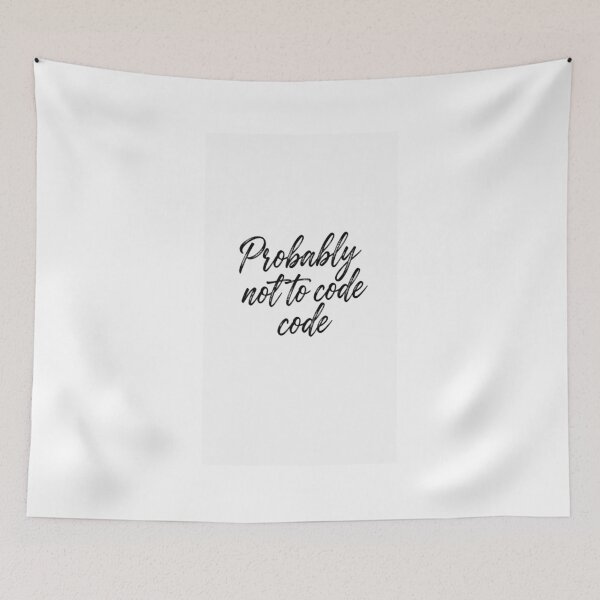 Item preview, Probably Not To Code Funny DIY Handyman Quote T-Shirt designed and sold by Petringo.