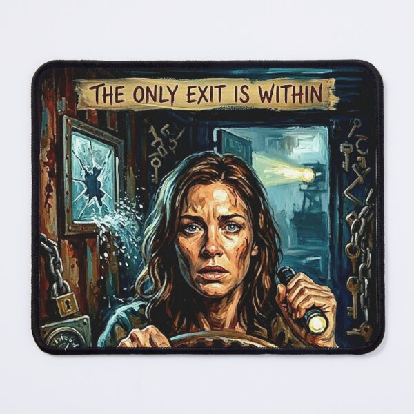 Item preview, The Only Exit Is Within. – Locked Fine Art Print designed and sold by Art's Diner.