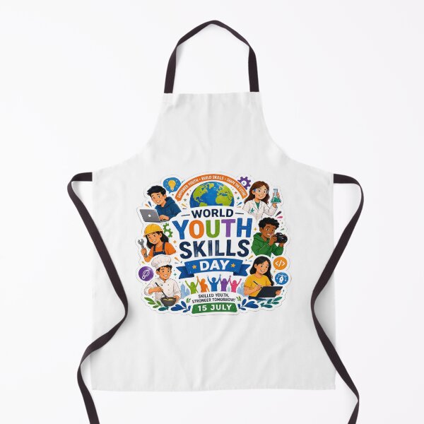 Item preview, World Youth Skills Day Sticker – Empower Youth, Build Skills, Shape the Future designed and sold by Artisan Finds Online.