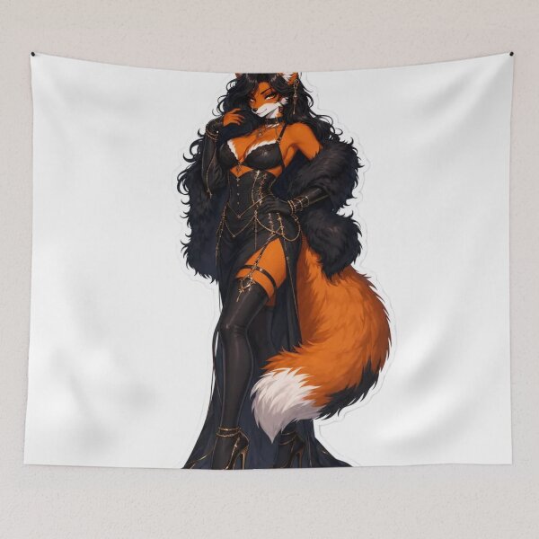 Item preview, Midnight Fox Diva Dark Glamour designed and sold by Furrenzy.