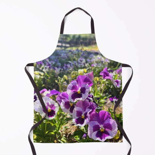 Item preview, Purple And White Pansies Flower Garden Photography designed and sold by Be Captured by Brittany Emma.
