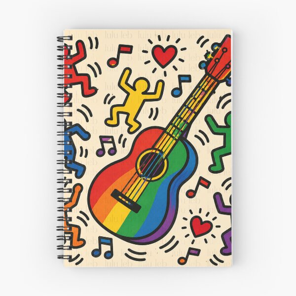 Item preview, Rainbow Guitar Celebration XL designed and sold by LuluLeb.