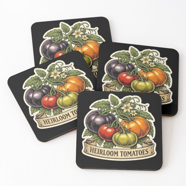 Item preview, Heirloom Tomatoes – Vintage Botanical Badge designed and sold by Timeless Junction.