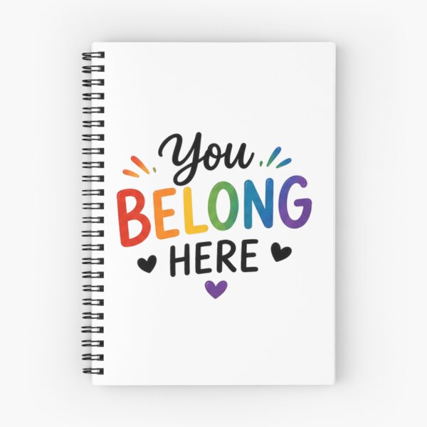 Item preview, You Belong Here Rainbow Pride designed and sold by Pixanova.