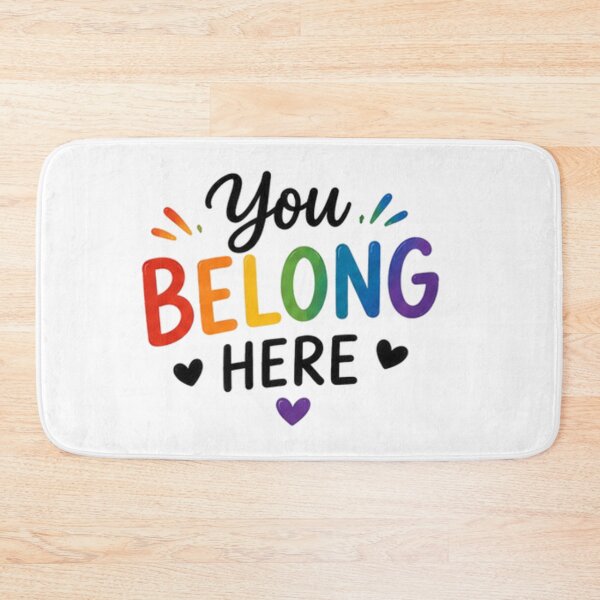 Item preview, You Belong Here Rainbow Pride designed and sold by Pixanova.