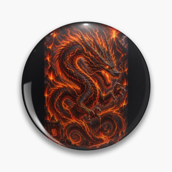 Item preview, ✨⚡ ELEMENTAL DRAGONS COLLECTION ⚡- VOLCANIC designed and sold by WheelieGdArt.