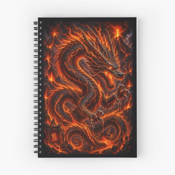Item preview, ✨⚡ ELEMENTAL DRAGONS COLLECTION ⚡- VOLCANIC designed and sold by WheelieGdArt.