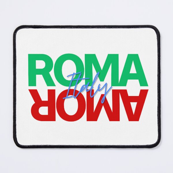 Item preview, Roma Amor Italy Mirror Typography T-Shirt Italian Love Gift Travel Souvenir Tee designed and sold by oonproducts.
