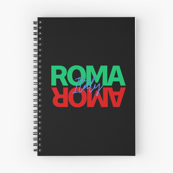Item preview, Roma Amor Italy Mirror Typography T-Shirt Italian Love Gift Travel Souvenir Tee designed and sold by oonproducts.